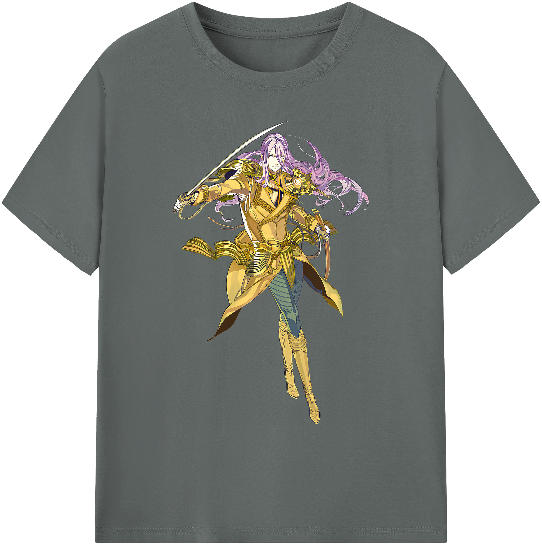 （画像用） 刀剣乱舞 Touken Ranbu 綿100％ メンズ半袖Tシャツ｜肌触りやわらか＆通気性